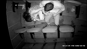 Captured Pussy Fingering by Boyfriend & Giving Blowjob inside Theatre